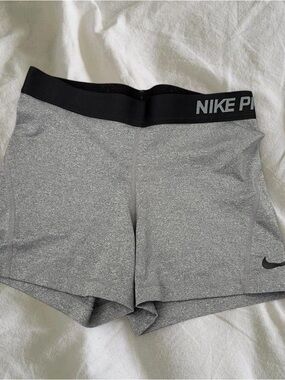 Nike Pro Women's Grey Performance Shorts